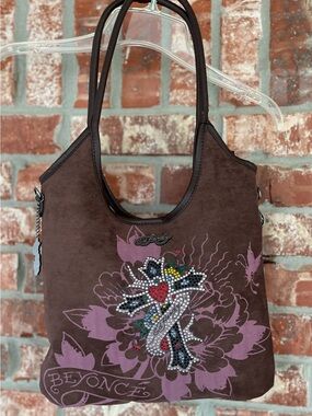 Ed Hardy Beyoncé Cross Tote NWT